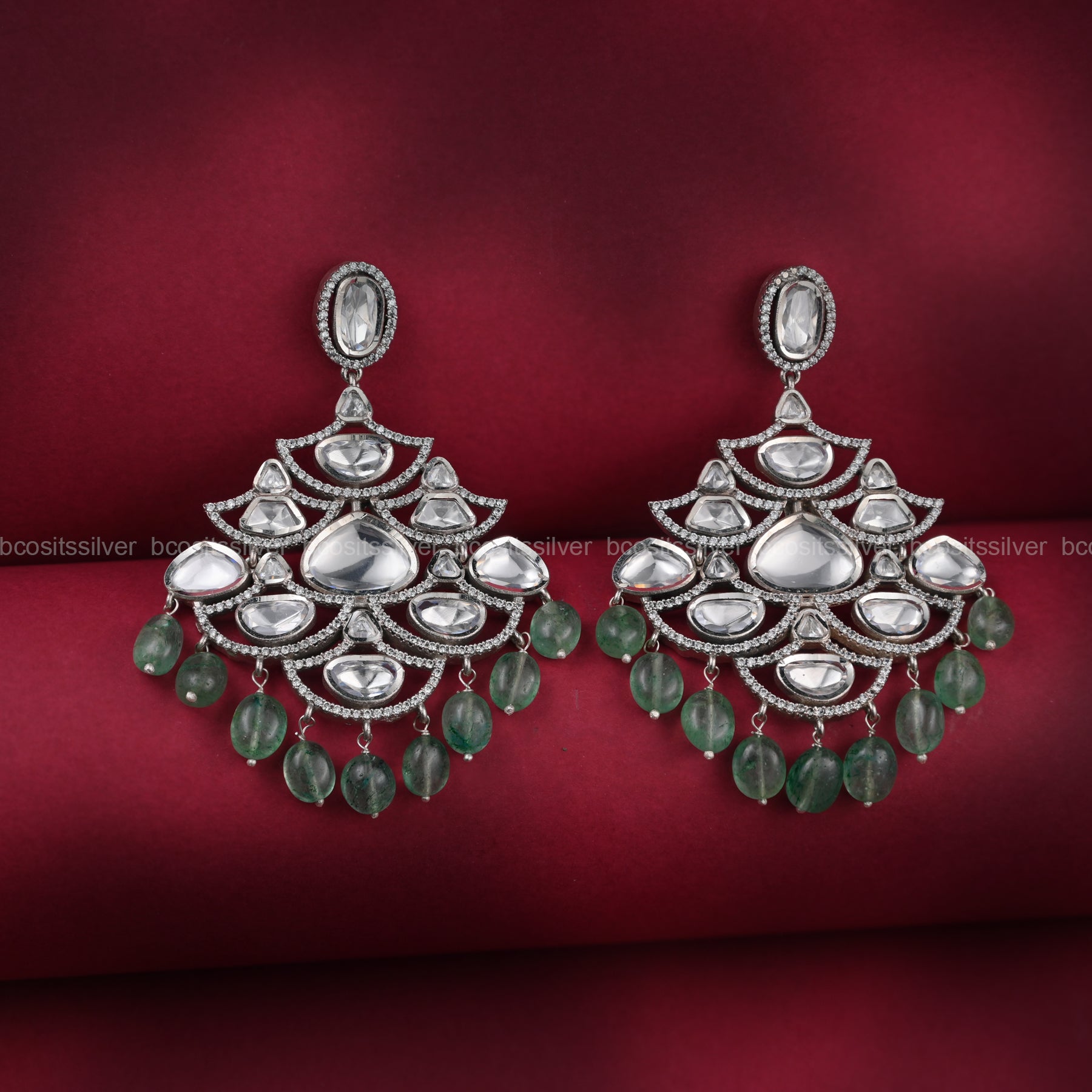 Oxidized Earring - 6417