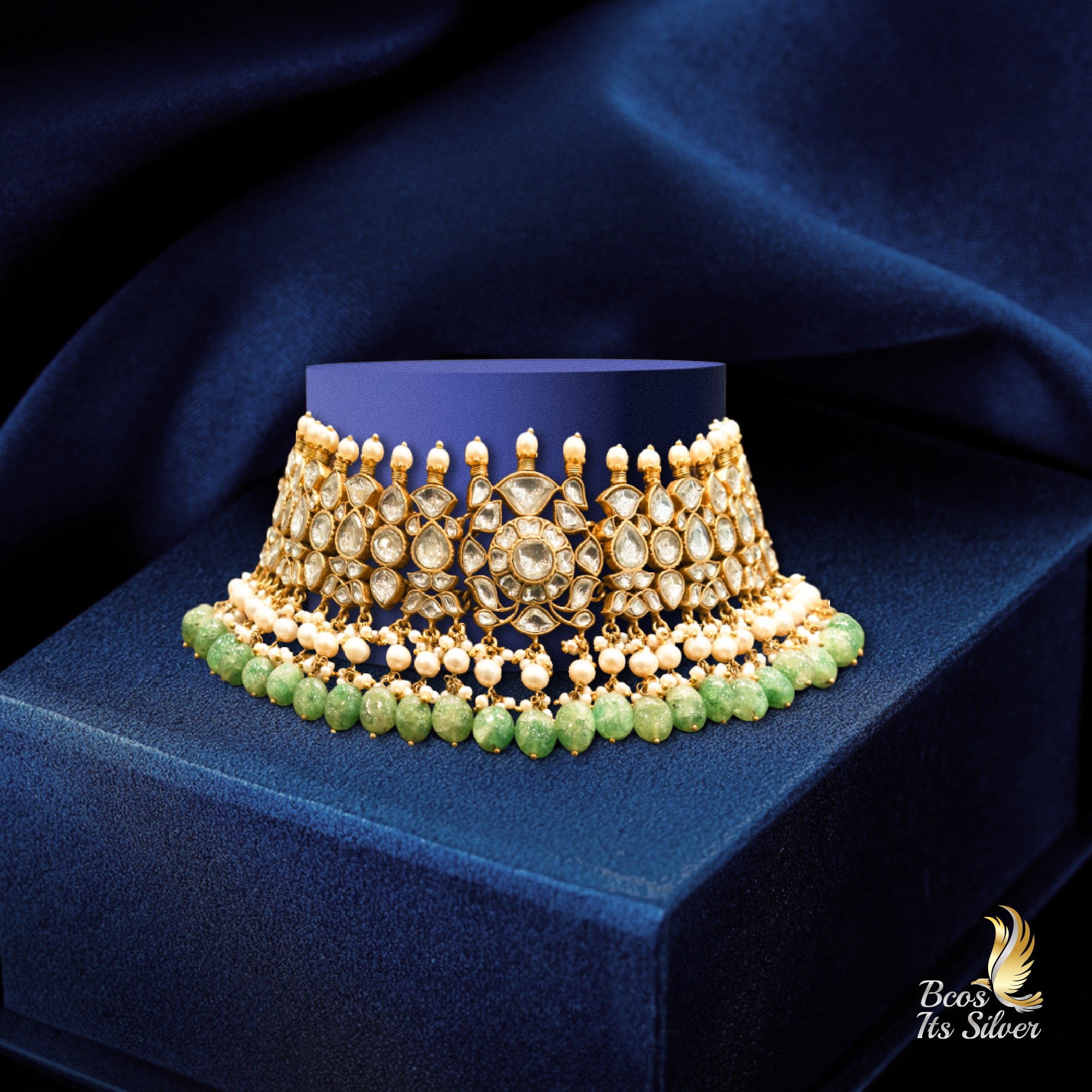 Gold Plated Kundan Choker - 1315