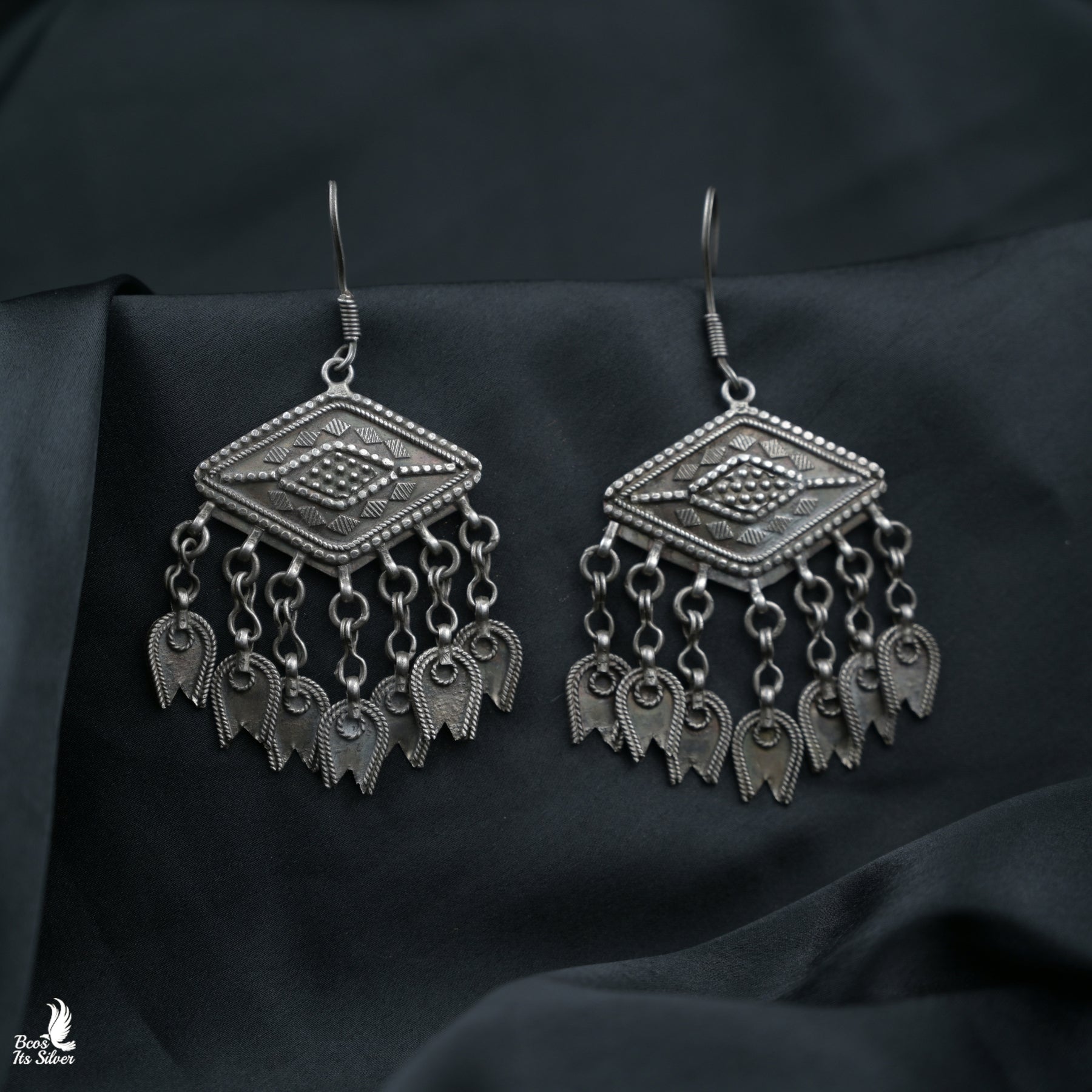 Oxidized Earring - 3331