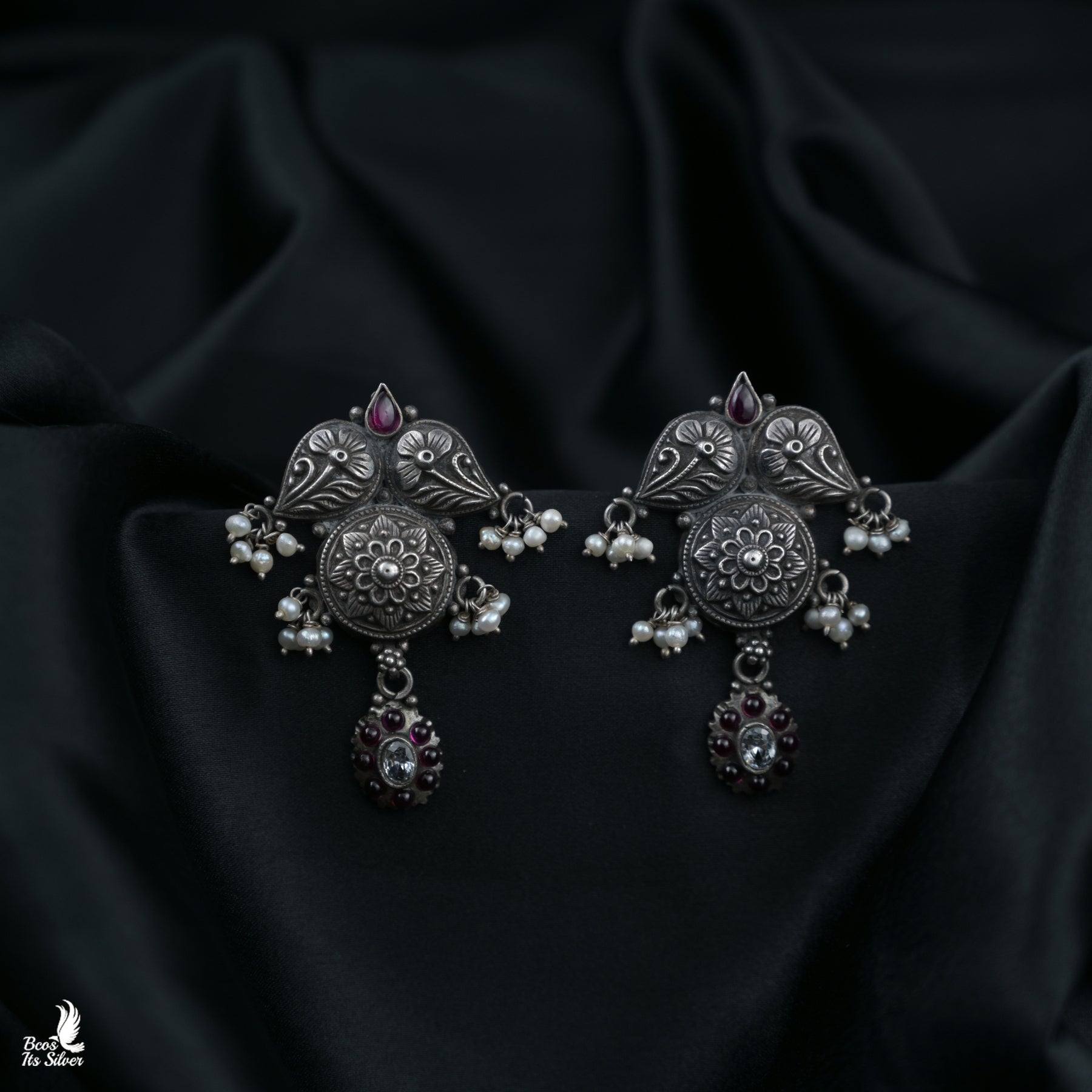 oxidized earring -TG22-5677