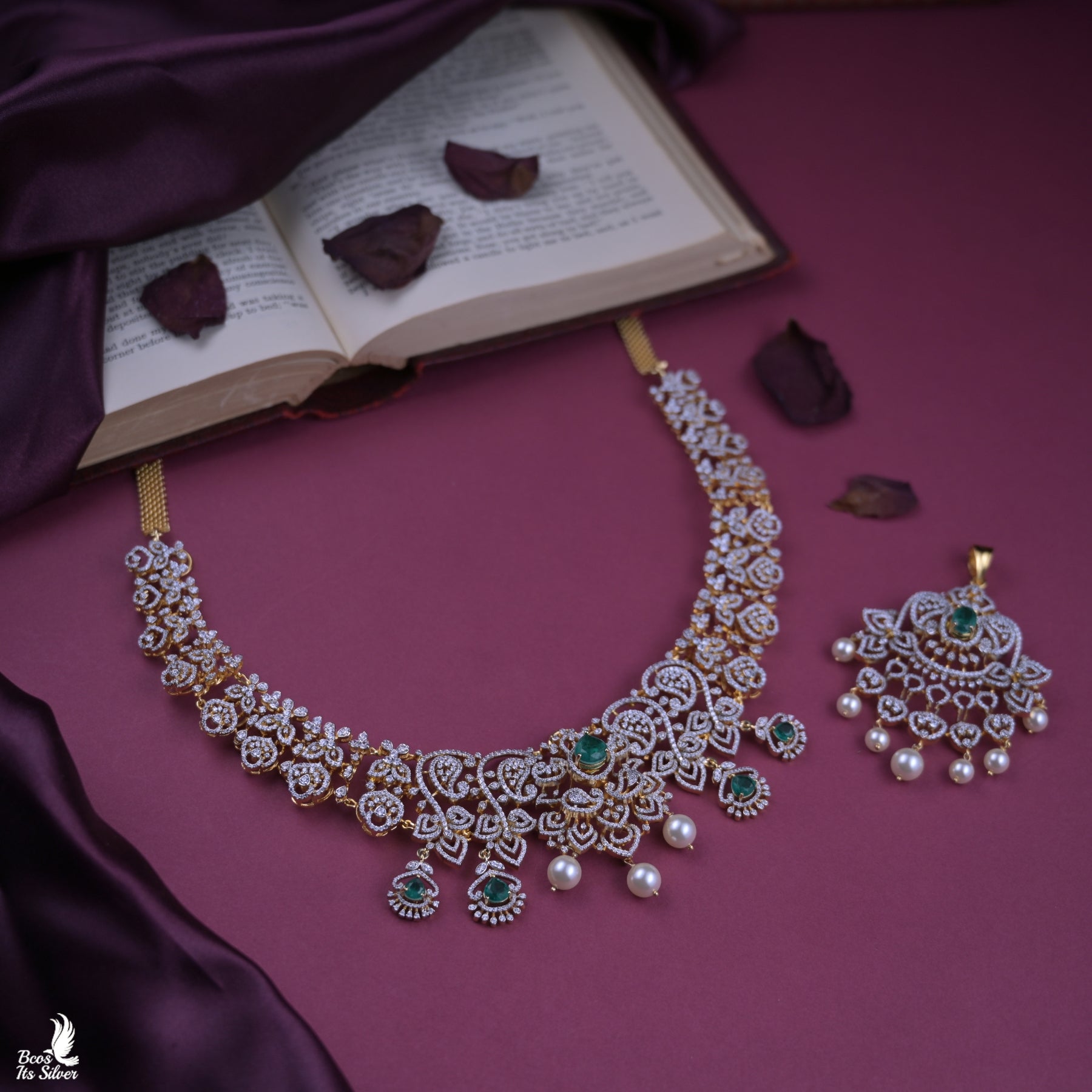 Theia Gold Plated Neckpiece - 7046