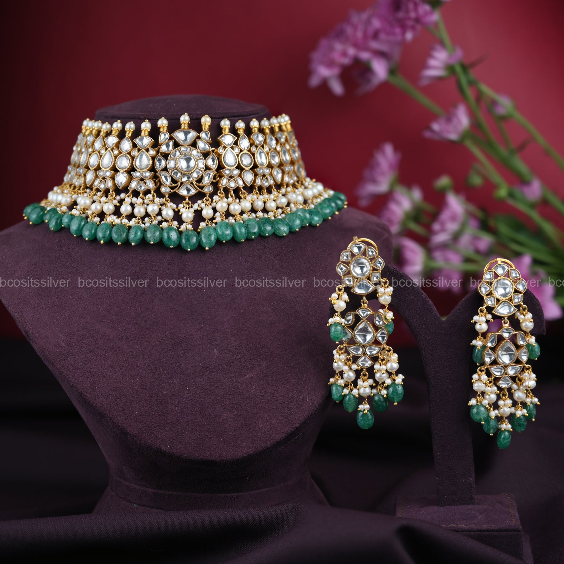 Gold Plated Kundan Choker - 1315